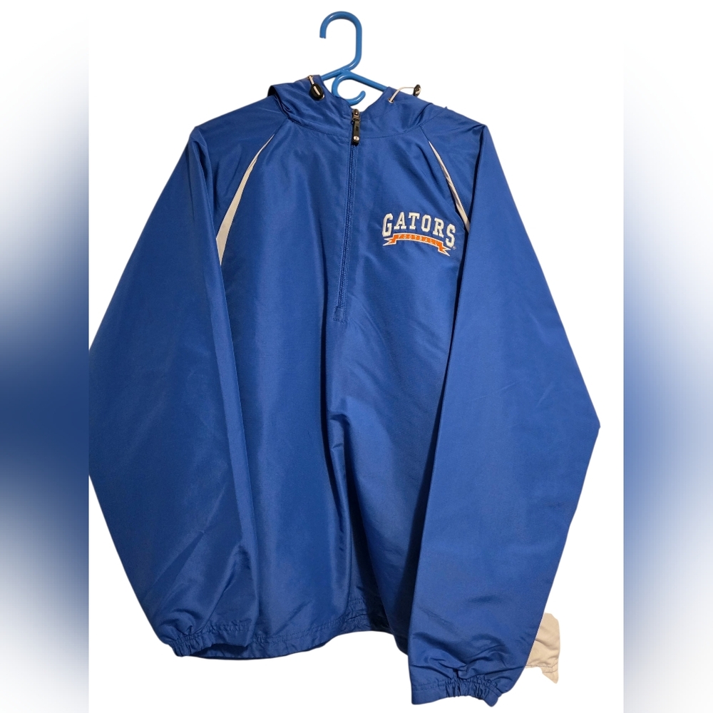 Holloway Royal Blue Florida Gators Hooded Windbreaker with White Accents